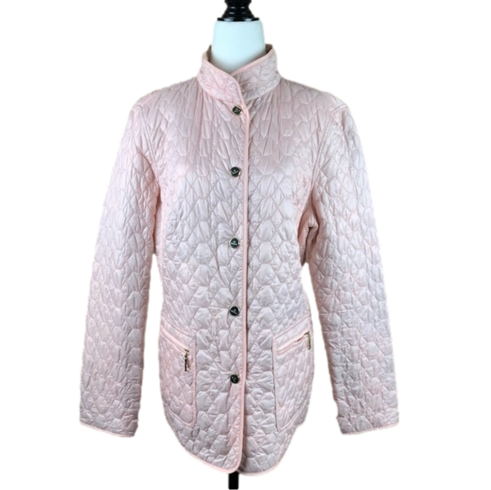 BASLER Pink Reversible Quilted Jacket